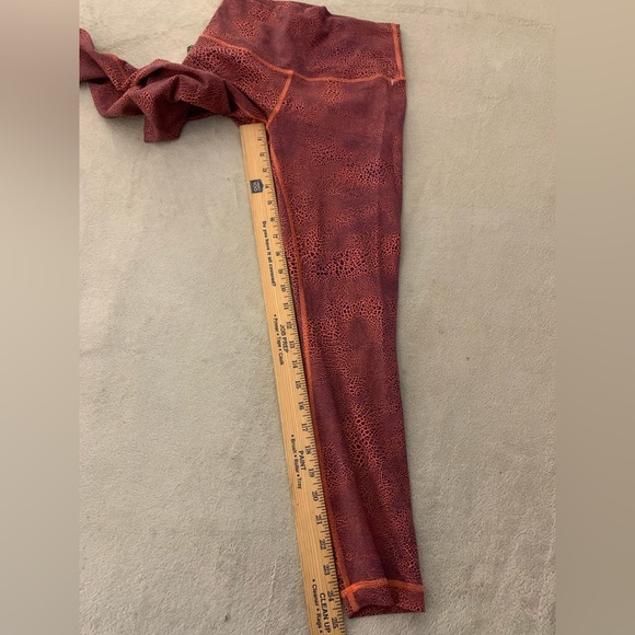 Lululemon Invigorate High-Rise Deep Orange  Tight 25" Women Size 6 - Picture 4 of 8